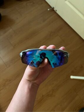 Oakley Blue Mirrored Sport VR/AR Protective Glasses